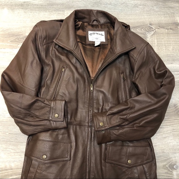 Orvis Other - Orvis Men’s Leather Coat